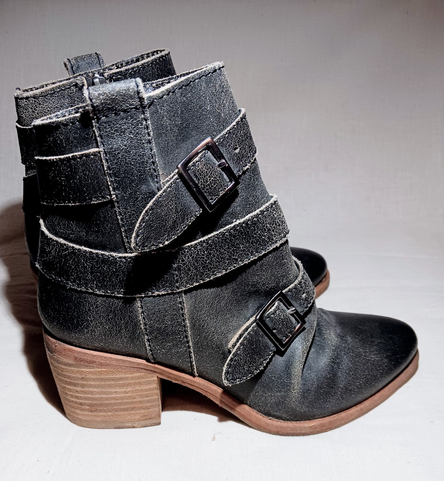 KDB Kelsi Dagger Brooklyn Moto Ankle Boot Wm 7.5 … - image 6