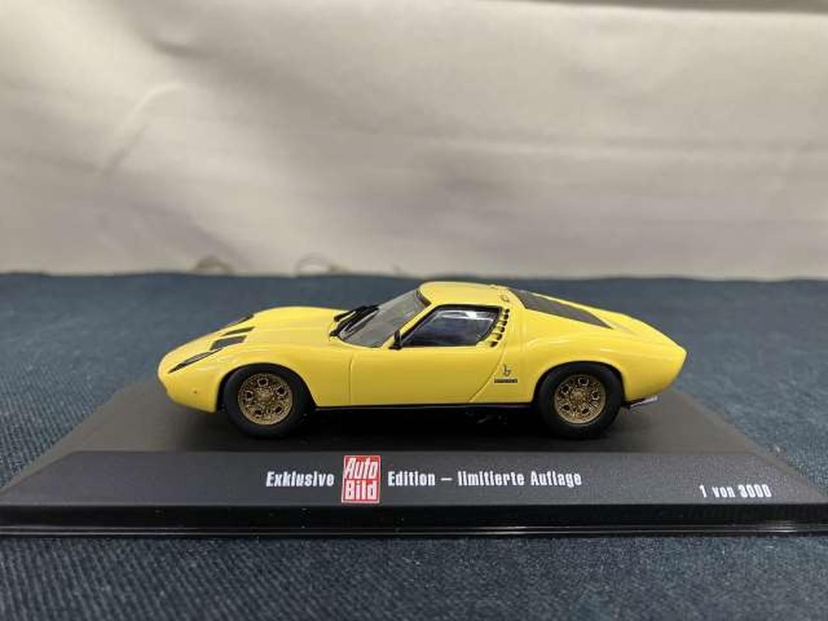 ミニカー PMA Lamborghini Miura Minichamps 1/43 Lamborghini Miura Yellow | eBay