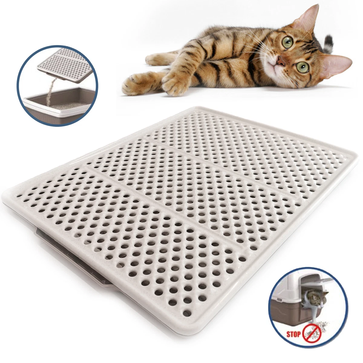 PAWISE, Cat Litter Trapping Mat