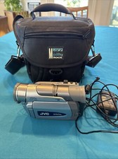 JVC Digital Video Camera Mini DV Camcorder GR-D90U 700X Bundle Case For Parts