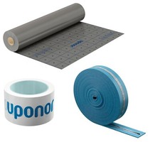 Uponor Rasterfolie Multi Fußbodenheizung 0,25mm, 100 x 1,03m Tackerfolie Unipipe