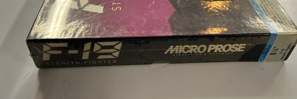 F-19 Stealth Fighter (PC, 1988 Microprose) - SEALED - Image 4 of 4
