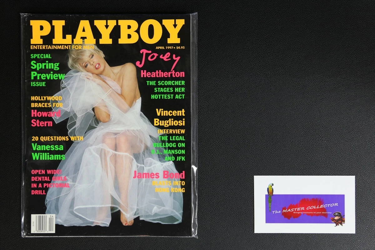 💎 PLAYBOY MAGAZINE: APR 1997 JOEY HEATHERTON HOWARD STERN VANESSA WILLIAMS  XX💎 | eBay