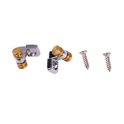 2PCS E-Gitarre Roller String Tree Messing Zinklegierung Roller String Guide Rop