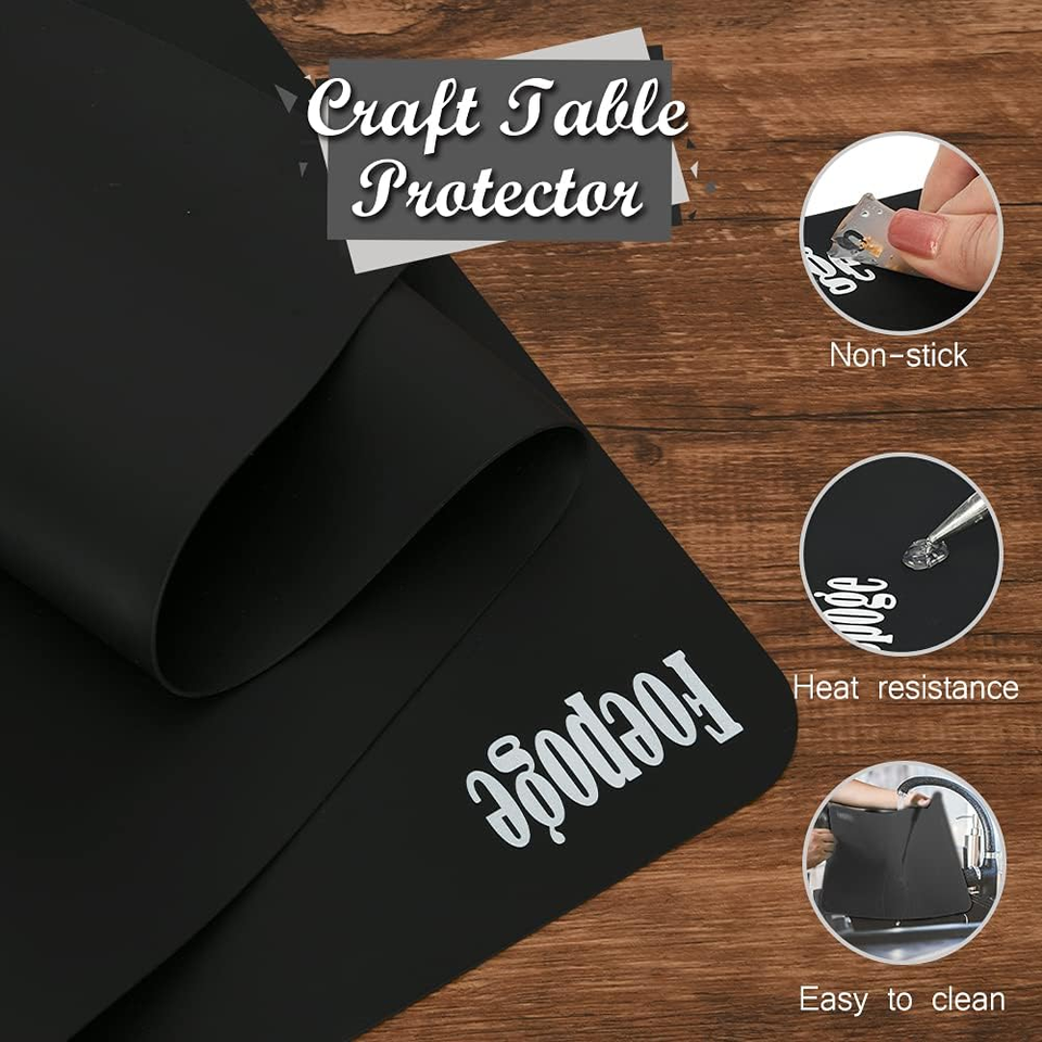 Extra Large Silicone Mat for Resin 36.2" X 24", 2MM Thick Silicone