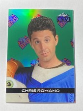 CHRIS ROMANO 2024 Leaf Blue Mountain State Metal Legacy #BMB-4 GREEN 4/30 (Y1)