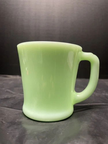 Jadite D Handle Mug Anchor Hocking Fire King