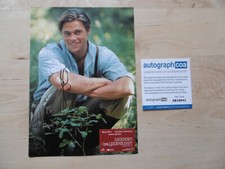 Brad Pitt Original Autogramm signed A4 Lobbycard Legenden der Leidenschaft ACOA