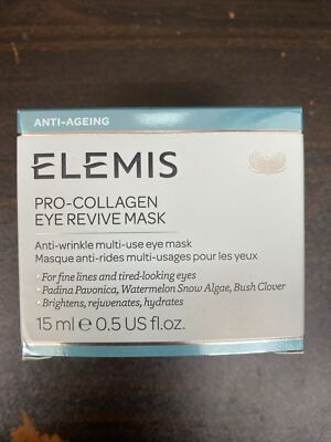 Elemis Pro-Collagen Eye Revive Mask Anti-Aging / Wrinkle Size .5oz/15mL #1236
