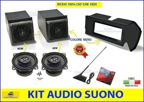 Kit Autoradio Per Panda 4x4 1986-2003 Con Mascherina, USB E Casse - Foto 7