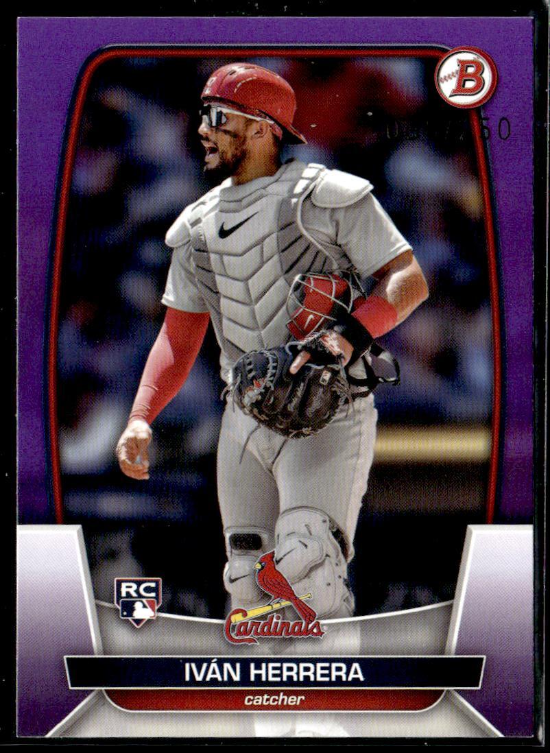 2023 Bowman #30 Ivan Herrera Purple #/250 JC