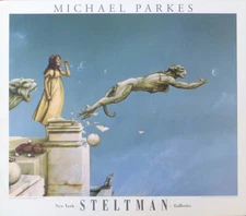 Michael Parkes Gargoyles 2001 Offset Lithograph Poster 27-1/2 x 31-1/2