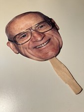 Ernie Harwell Face Fan Opening Day April 6, 1992 Q95 Radio Promo Detroit Tigers
