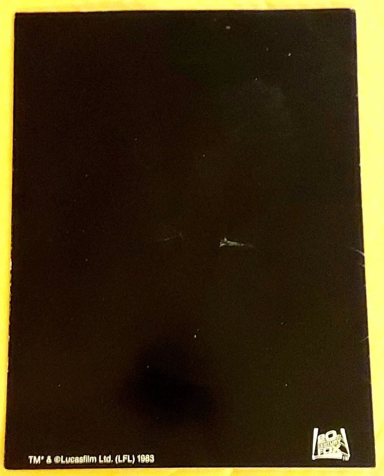 Pegatinas Star Wars Venganza de los Jedi Yoda 1983 sin usar y kit de prensa Rotj ¡raro!! Foto 4 de 4