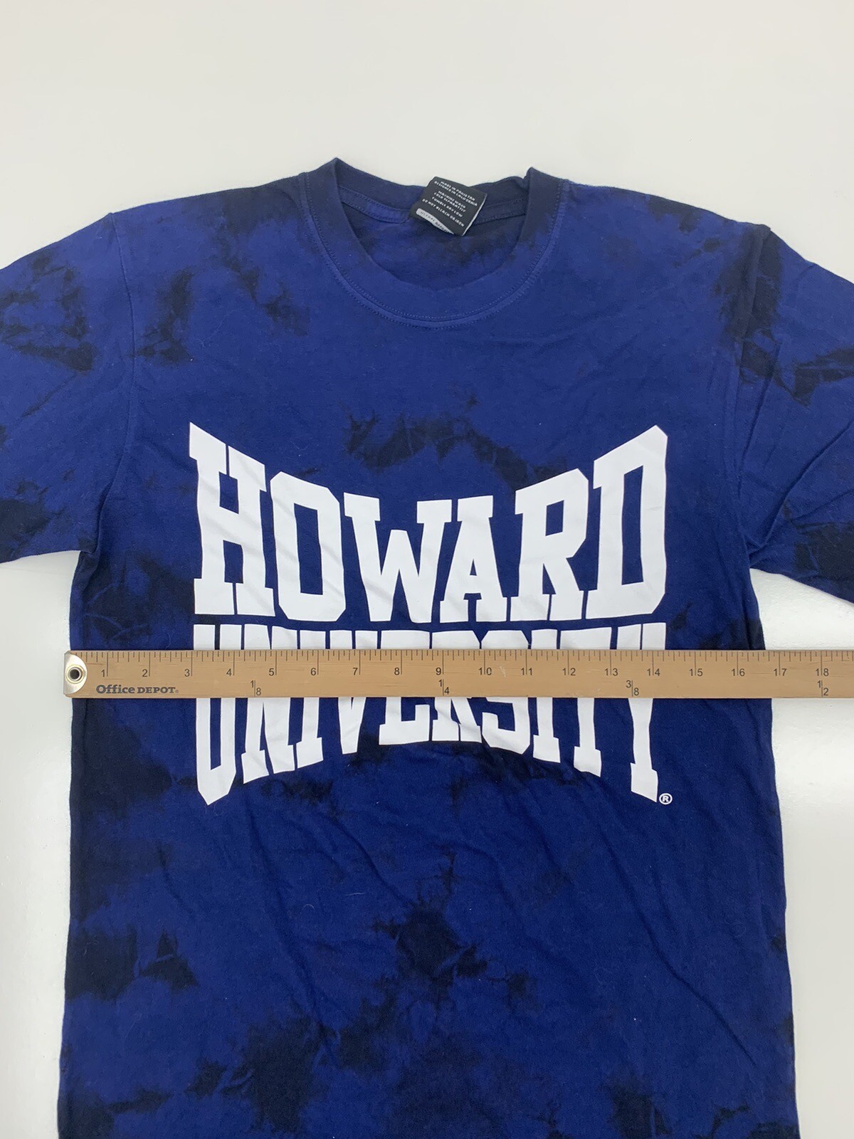 Uscape Apparel Mens Blue Howard University Short Sleeve Shirt Size Small