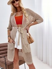 Cocomore Jumper With Belt  Beige Gold One Size