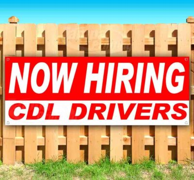 #ad NOW HIRING CDL DRIVERS CLEARANCE BANNER Advertising Vinyl Flag Sign $10.88