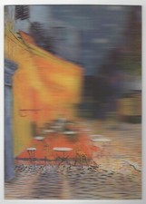 Cafe Terrace at Night Vincent Van Gogh 5x7 inches Lenticular 3-D Picture NEW