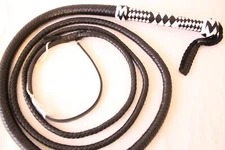 8 Feet Professional Bullwhip with 12 Plaited Genuine Leather in a Unique Style