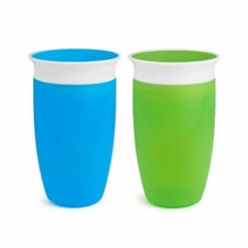 Munchkin 47020 Miracle 360 Green/Blue Sippy Cup - 2 Pieces