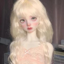 1/4 BJD Doll Resin Bare Body with Artist Painted Face Makeup Eyes SD Toys Gifts