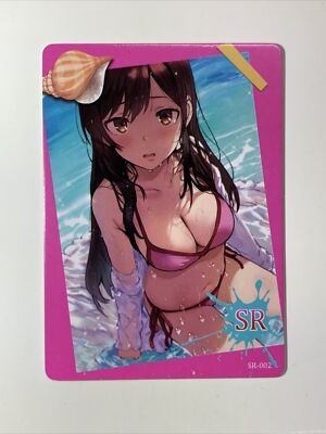 Chizuru Ichinose Rent A Girl Friend SR 2 Goddess Waifu Card Anime Sexy Swimsuit
