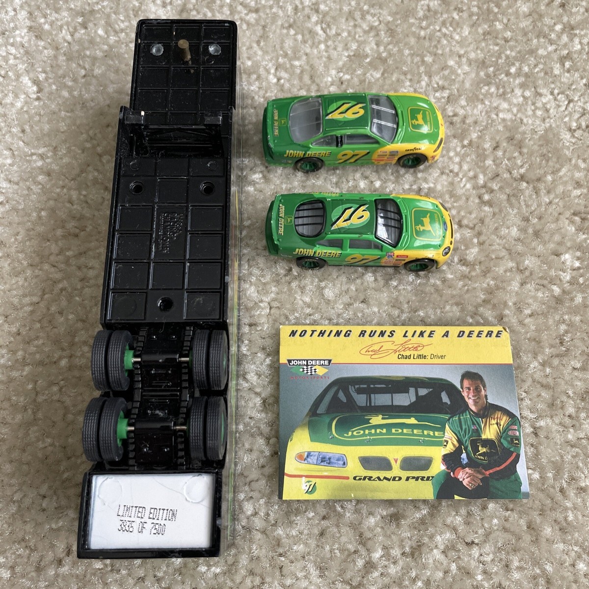 John Deere NASCAR 1/64 Limited Edition Chad Little Hauler Van With