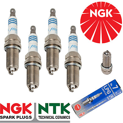 NGK Iridium LPG Spark Plugs - fits Peugeot 806 2.2L 2001- x4 - Picture 1 of 1