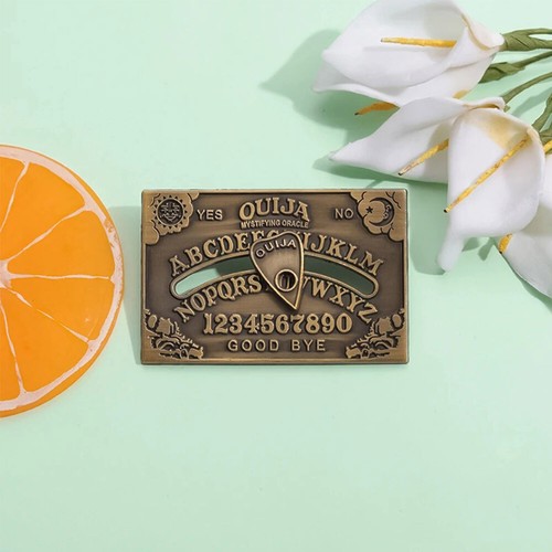 Ouija Board Enamel Pin Spooky Witchcraft Divination Brooch Lapel Badge Gift - Bild 9 von 11
