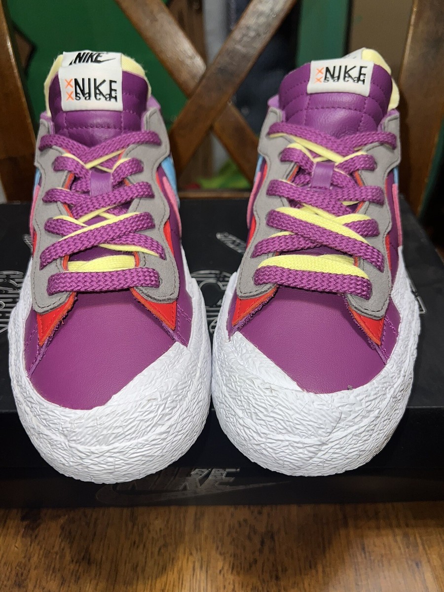 カウベル DCA W11 紫 sacai x KAWS Blazer Low 'Purple Dusk' (DM7901-500) Release