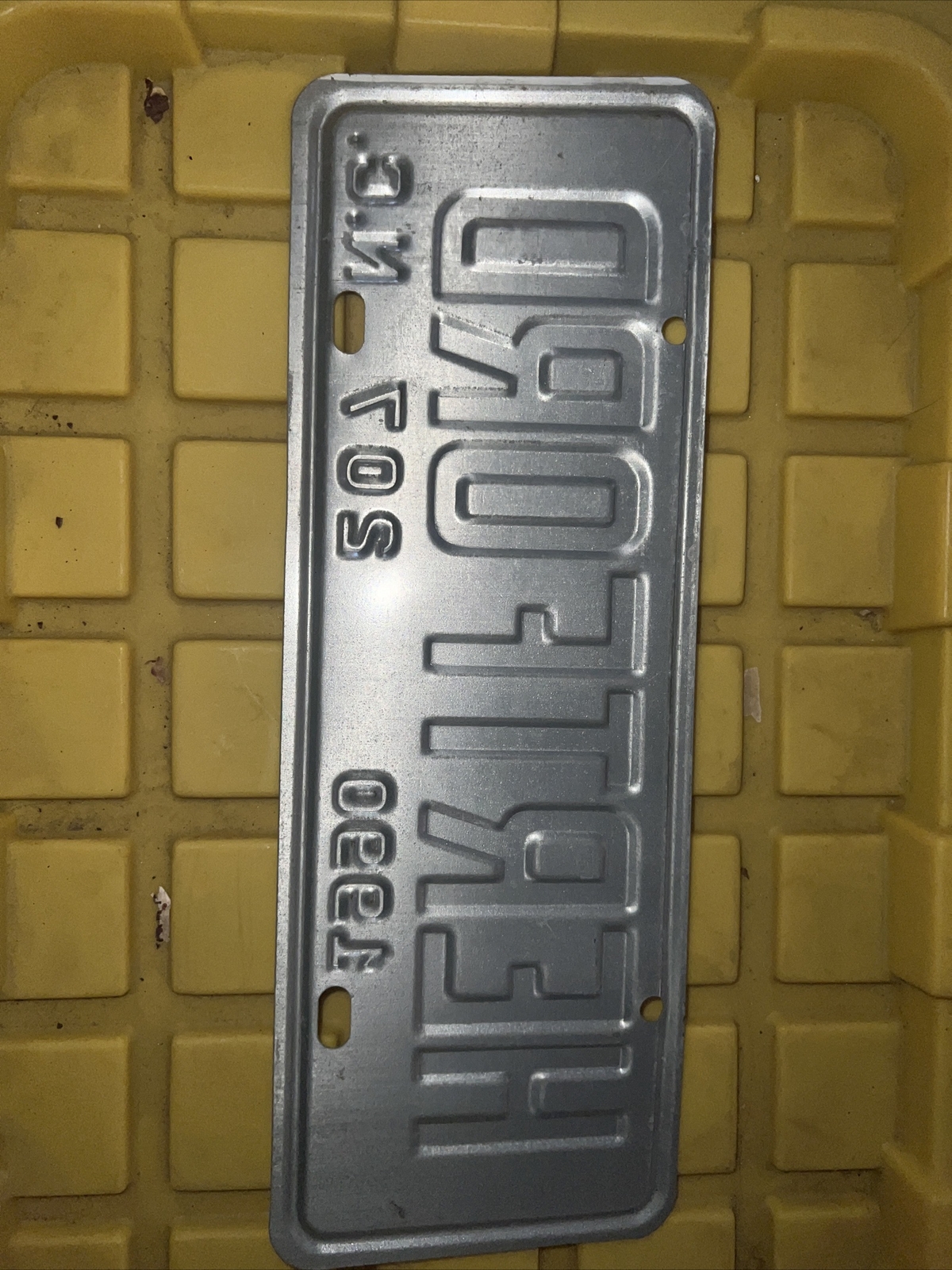 Hertford North Carolina License Plate Topper 1990 Number 207 eBay