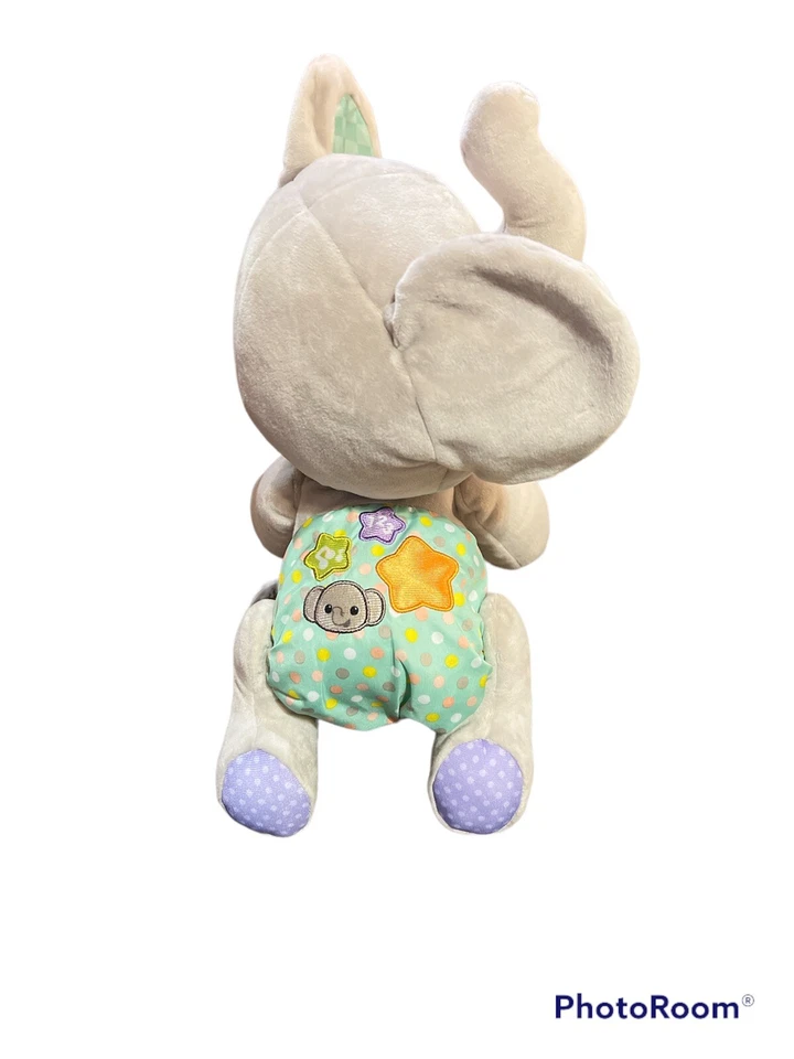 VTech Explorar y gatear elefante hablar en movimiento cantar aprender bebé juguete gris Foto 3 de 4