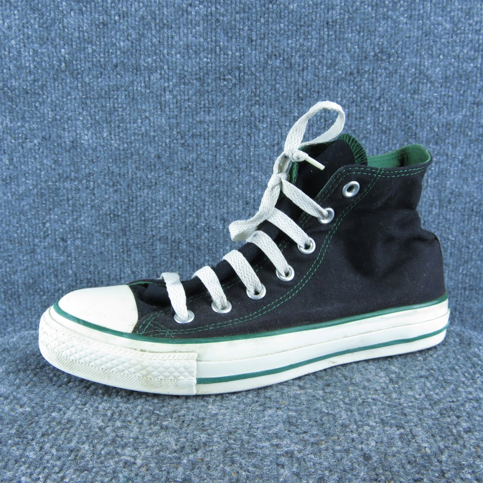 Scarpe sneakers donna Converse All Star taglia 7 medie nere tessuto stringate