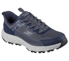 Skechers Shoes Men Navy Slip Ins Slip On Comfort Casual Trail Memory Foam 237800