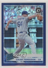 2019 Donruss Optic Rated Rookies Blue Pandora Prizm 87/99 Caleb Ferguson #62 4z8