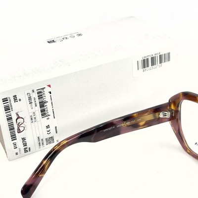 PRADA SYMBOLE PRA07V Pink Havana Geometric Bold Eyeglass Optical