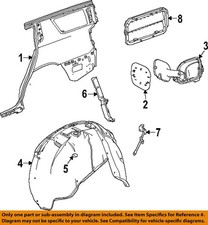 GM OEM 14-26 Acadia Quarter Panel Components-Pressure Vent 13588034