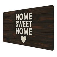 Home Sweet Home Schreibtischunterlage 89X40Cm XXL Mauspad Holzoptik