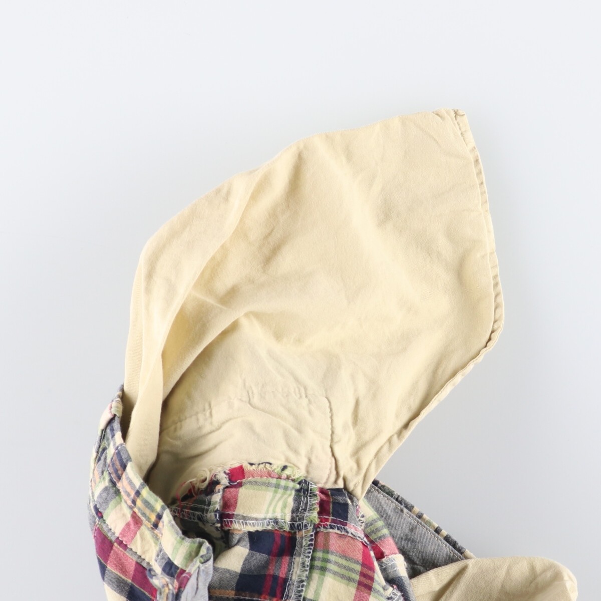 Vintage J.Crew Check Pattern Patchwork Cotton Sla… - image 11