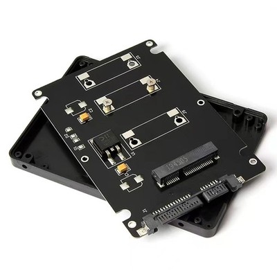 New Mini PCI-E mSATA SSD to 2.5'' SATA Hard Disk Enclosure Case Converter Adapter