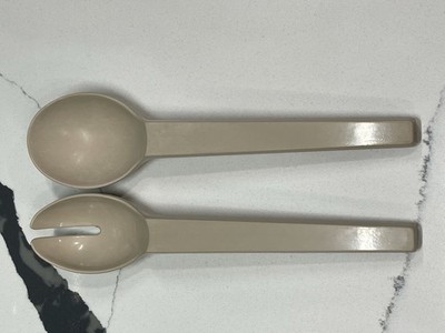 Anchor Hocking Microware 2 Piece Utensil Set Slotted Spoon Spoon Lot