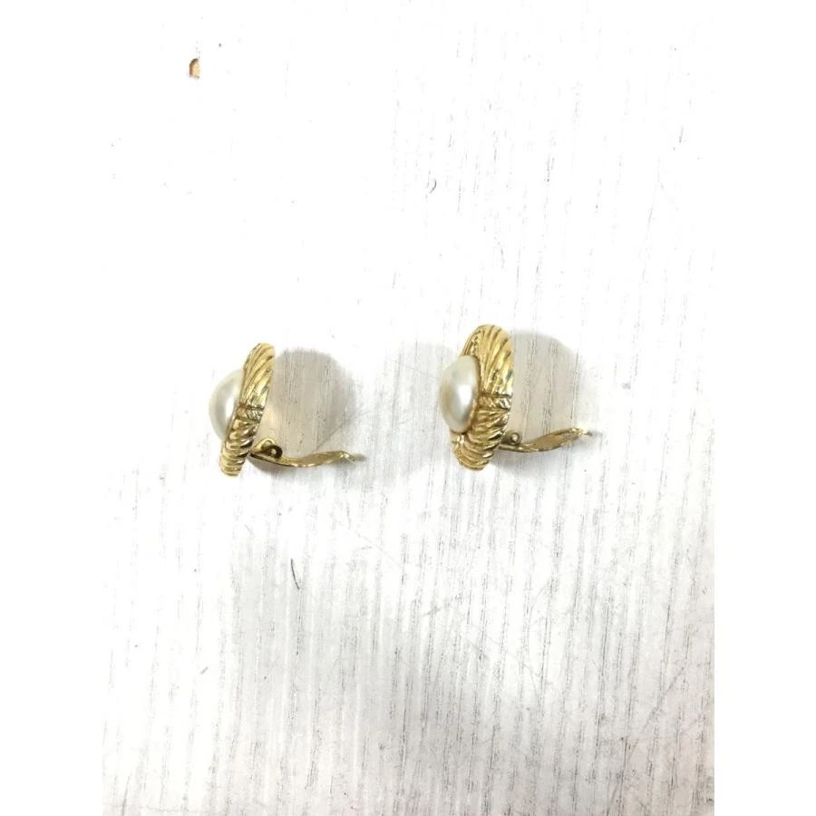 Pendientes CHANEL Antiguos Vintage Imitación Perla Color Oro Diámetro 2.7cm Joyería Mujer Foto 2 de 4