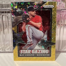 Max Scherzer 2020 Panini Prizm Gold SSP #3/10 Gold Circles Donuts