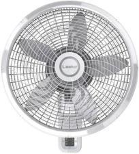 Lasko Lasko-18 Oscillating Wall-Mount W/Remote, 3-Speed (M18950) Household Fans