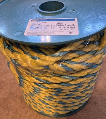Ideal 31-844 Pro-Pull Polypropylene Rope, 3/8'', x 250'
