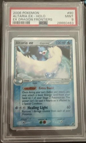 Pokemon Altaria ex EX Dragon Frontiers Holo Ultra Rare #90 PSA 9 Mint