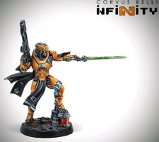 Imperial Agent Crane Rank, Machine Gun, Yu Jing, Infinity, Corvus Belli. 