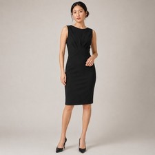 Z Spoke Zac Posen Little Black Sheath Dress 6 Architectural Cocktail Work