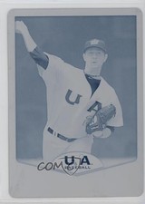 2011 Topps USA Baseball Team Printing Plate Cyan 1/1 Brady Rodgers #USA-19 16qs