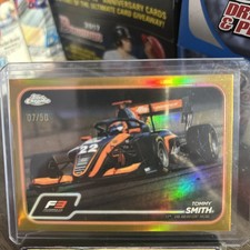 2024 Topps Chrome Formula 1 Tommy Smith Lot of 5 Cards /50 Gold Refractor